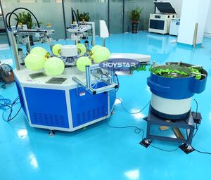 Balonlar yazıcı üzerinde baskı için 2 renk tam otomatik duvar baskı makinesi lateks balon matbaa baskı makinesi - Product Image 4