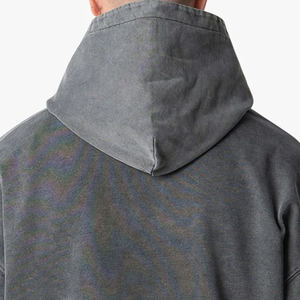 Sudaderas con Capucha Extra Grandes para Hombre, Estilo Casual de Invierno, Lavado Ácido, 100% Algodón, Felpa Transpirable, Ecológicas, Ropa Urbana, Más Vendidas - Product Image 4