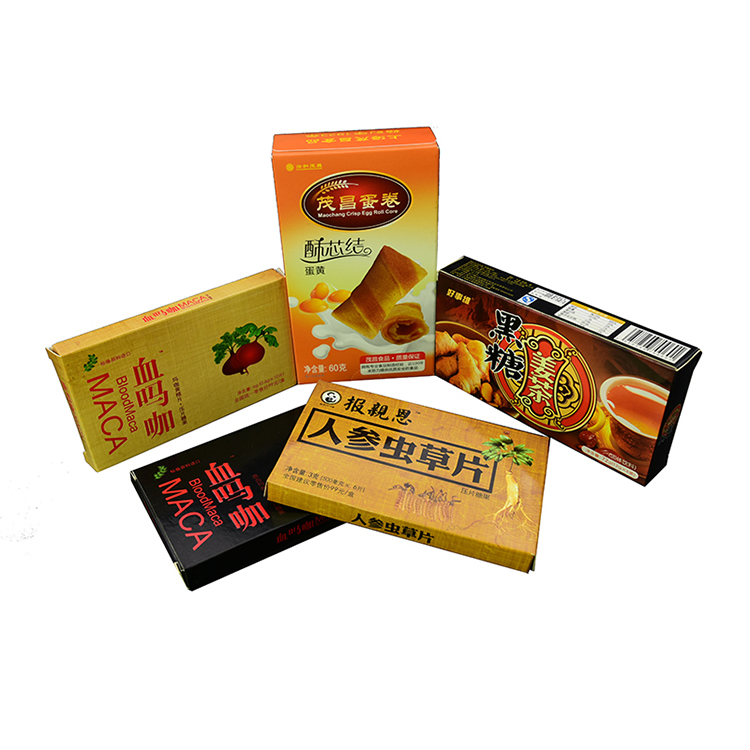 Customizable Recyclable Kraft Paper Carton Boxes for Gift Craft Trapezoid Shape Embossing UV Coating Printing Custom Orders
