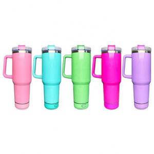Custom LogoBulk Wireless Smart Display Player 40Oz Speaker <b>Music</b> Tumbler With Handle for Sublimation - Product Image 1