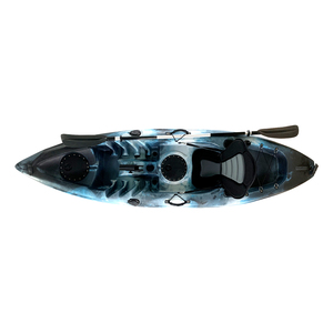 TOLEE-<span class=keywords><strong>Kayak</strong></span> à pédales pour une personne de 9 pieds, <span class=keywords><strong>kayak</strong></span> de pêche assis sur le dessus avec pagaie, matériau de coque en PEBDL pour la pêche, cano, <span class=keywords><strong>kayak</strong></span> d'aventures - Product Image 2