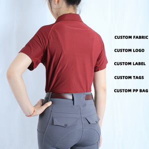 ARLAN Unique equestrian hoodies woman equestrian half sleevs polo shirt equestrian clothing - Product Image 2