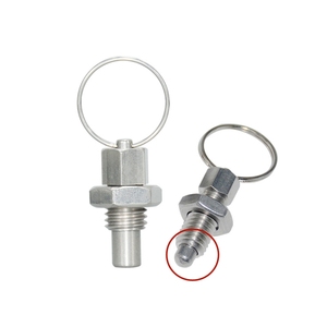 M8สแตนเลสในสต็อกไม่ล็อคออกดัชนีลูกสูบบอลดึงแหวนลูกสูบหมุด - Product Image 1