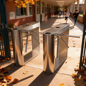 Tourniquet trépied semi-automatique à prix d'usine avec solutions complètes de contrôle d'accès pour cartes mensuelles et annuelles de salle de sport - Product Image 6