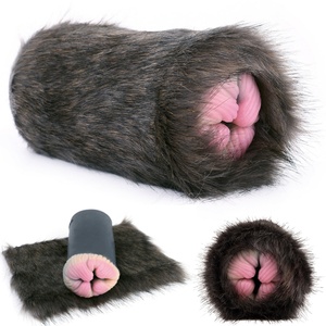 Masturbador de Bolsillo GEEBA Fantasy, Diseño de Gato Negro, Vagina Realista, Peluche Suave de Silicona, Venta al Por Mayor - Product Image 1