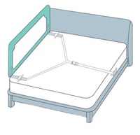 Verstellbarer Riemen Babybett schiene Sicherheits dreieck Gürtel kante & Eck schutz für Babybett schienen