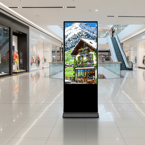 Lecteur publicitaire LCD sur pied, affichage numérique LCD mince, publicité multimédia 1080p HD - Product Image 1