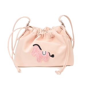 Borsa a tracolla da <span class=keywords><strong>donna</strong></span> in PU ricamata a pieghe, stile nuvola, alla moda, ampia e comoda, con coulisse, nuova collezione Primavera 2026 - Product Image 1