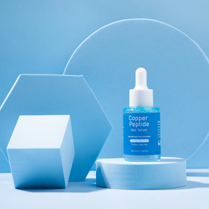 Aceite Capilar Reparador con Péptidos de Cobre Orgánico OEM, Nutre Profundamente, Previene la Caída del Cabello, Promueve el Crecimiento de un Cabello Más Grueso y Fuerte - Product Image 1