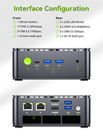 GMKtec G11 AMD R Embedded R2514 Mini PC Computer Customization Desktop Host Computer 16GB DDR4 512GB SSD PC Win 11 Pro Mini Host