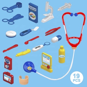 Kit Medico <span class=keywords><strong>Giocattolo</strong></span> in Plastica Blu, <span class=keywords><strong>Set</strong></span> Medico Portatile per Bambini, Gioco Educativo di Imitazione, Gioco di Ruolo, <span class=keywords><strong>Giocattolo</strong></span> Armadietto dei Medicinali - Product Image 2