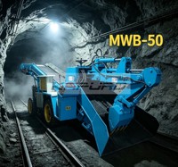 KAPURO MWB-50 Cargadora de correa de 4 ruedas Mucking Loader de alta eficiencia, 50 m³/h, para minería de pequeñas minas