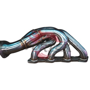 Colector de escape de acero inoxidable Vortex SS304 para Ferrari F430, cabezales de alto rendimiento y tubo de carreras con montaje atornillable - Product Image 6