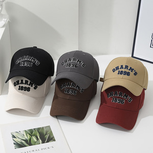 Nuevas Gorras de Béisbol Casuales de Moda para Exteriores para Adultos, Estilo Vaquero Antiguo con Alfabeto Bordado, Deportivas, Formales, con Protección Solar, Lavadas - Product Image 1