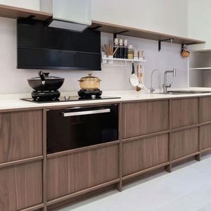 Conjuntos de Muebles de Cocina, Organizador y Almacenamiento, Isla de Cocina Modular con Mesa Extensible con Cajón, Muebles de Madera Personalizados - Product Image 1