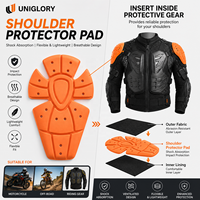 Coussin de protection en mousse alvéolée EVA pour vêtements de sport, protection des épaules et des coudes, coussin intérieur