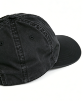 Gewassen zwarte Dad Hat - Good Vibes Only geborduurde surfpet, verstelbare casual baseballpet
