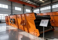 Machine de criblage de sable de silice multicouche avec écran vibrant haute efficacité pour les industries de la construction et de l'exploitation minière