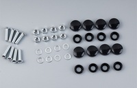 Ensembles de cadres de couverture de plaque d'immatriculation de voiture en plastique transparent de haute qualité US Standard