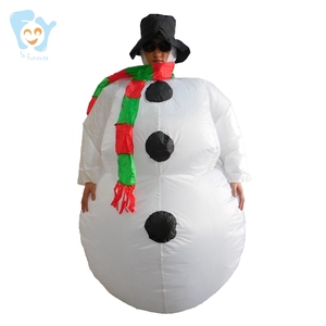 Disfraz Inflable de Muñeco de Nieve <span class=keywords><strong>Olaf</strong></span>, Disfraz de Mascota Unisex para Adultos, Decoración Navideña de Año Nuevo - Product Image 1