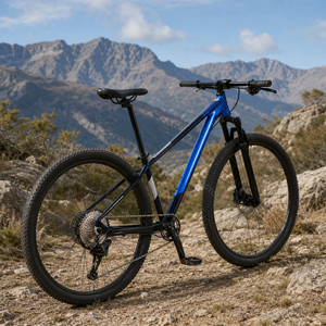 Bicicletta da Montagna in Lega di Alluminio da 29 Pollici, 10 Velocità, Freno a Disco, Sospensione Anteriore, Display Digitale, Cambio a Manopola per Fuoristrada - Product Image 4