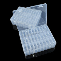 Boîtes de rangement carrées en plastique PP de 5,5 cm avec couvercles (lot de 30) - Rangement pour bijoux, pilules, matériel de pêche et petits accessoires