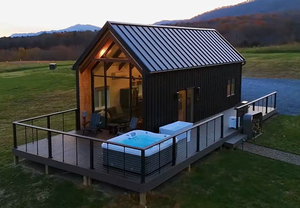 <span class=keywords><strong>Cabane</strong></span> en bois de forêt de 40 mètres carrés facile à assembler pour villas - Product Image 2