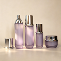 Bouteilles en verre vides de luxe de 40 ml, 100 ml, 120 ml, 50 g pour le soin de la peau, le sérum, l'emballage cosmétique, avec bouchon pompe
