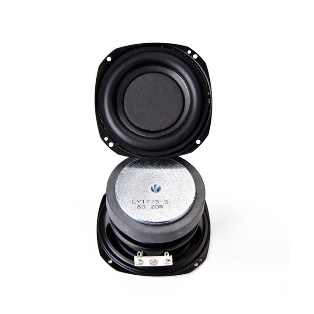 Yinbart 2.5 Inch 62mm 4 Ohm 10W Full Range Speaker Driver Rubber Edge Mini Loudspeaker Unit for Bluetooth Speaker OEM Audio