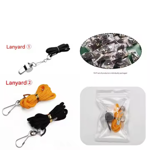 Sifflet en métal en acier inoxydable Portable pour arbitre de sport Camping randonnée entraînement de sauvetage en plein air Cheerleading - Product Image 4