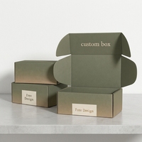 Boîte d'expédition en carton ondulé personnalisée avec logo, boîte en carton recyclable pour vêtements, chaussures, cosmétiques, emballages, boîtes d'expédition