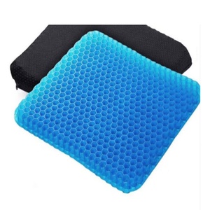 Venta al por mayor suave de doble capa transpirable Durable Gel TPE asiento cojín de refrigeración para silla de ruedas silla de oficina - Product Image 4