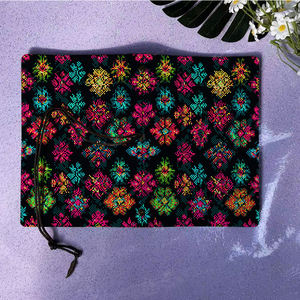 A6 Cuaderno hecho a mano 80 Hojas reemplazables Regalo ideal de regreso a la escuela para estudiantes universitarios con colorido <span class=keywords><strong>pixel</strong></span> - <span class=keywords><strong>Art</strong></span> Floral <span class=keywords><strong>P</strong></span> - Product Image 6