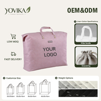 Sac de rangement anti-poussière personnalisé réutilisable en non-tissé écologique 54x50x15cm avec logo personnalisé, fermeture éclair, sac fourre-tout imperméable pour la vente au détail