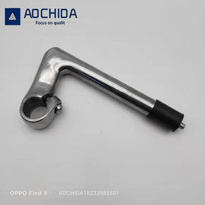 Tête d'oie rétro 22.2/25.4mm 150/180mm tige de cyclisme en aluminium aile inférieure tige de <span class=keywords><strong>guidon</strong></span> polie - Product Image 3