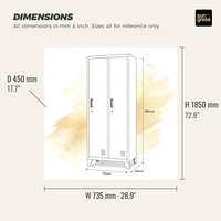 Casier de rangement métallique personnalisé à 2 portes en acier avec pieds, pour vêtements d'employés, idéal pour les écoles, les étudiants et les travailleurs