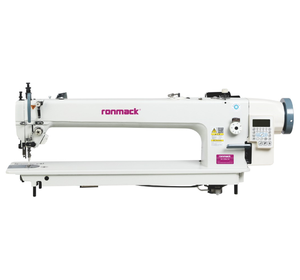 Máquina de Coser Industrial RONMACK RM-0356-D4 de Cama Plana, Brazo Largo, Puntada Recta, Automática, con Arrastre Superior para Fábrica de Ropa - Product Image 1