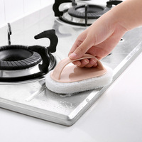 Brosse de nettoyage de cuisine multifonctionnelle en nylon écologique à bas prix avec manche coloré pour la Chine