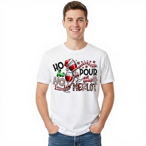 Wholesale Custom <strong>Christmas</strong> Logo Iron-On Sticker DTF Heat Transfer Printing for <strong>T</strong>-<strong>Shirt</strong> and Bag Ready-to-Press Plastisol Label - Product Image 5