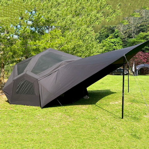 Pour l'hiver Air gonflable voyage tentes Camping en plein air poêle Jack noir Air auvent <span class=keywords><strong>tente</strong></span> - Product Image 1