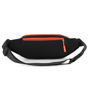 Unisex Waist Bag Nylon Rose Pink Chest Bag Outdoor Fitness Running Mobile Phone Crossbody With Logo Printing - Product Image 3