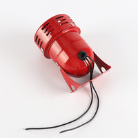 Sirena de Alta Potencia de 12V 24V 220V, Accionada por Motor, Carcasa Metálica, Alarma Eléctrica para Incendios y Advertencia Industrial