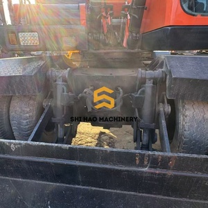 Excavatrice sur pneus Doosan DX150W-9C d'occasion, machine de terrassement pour la construction, équipement d'ingénierie, moteur, pompe, boîte de vitesses, roulement, PLC - Product Image 5