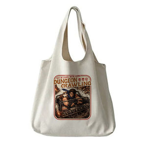 Sac fourre-tout en toile Dungeon Crawling <span class=keywords><strong>Carl</strong></span> & Princess Donut, cadeau pour les fans de livres - Product Image 1