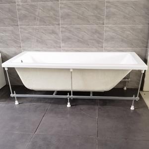 100% <span class=keywords><strong>acrylique</strong></span> FRP <span class=keywords><strong>renforcé</strong></span> Rectangle <span class=keywords><strong>en</strong></span> forme de trempage moderne X forme cadre <span class=keywords><strong>baignoire</strong></span> meilleur prix Drop-In/hôtels intégrés intégrés - Product Image 5