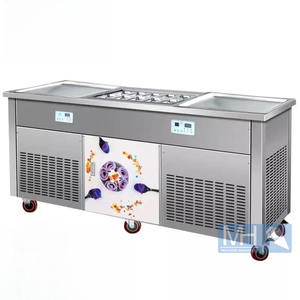 Ce Chứng Nhận Hiệu Quả Cao Phẳng Pan Ngay Lập Tức Thái Lan Cán Kem Làm Thái Lan Con Lăn Chiên Kem Máy Cuộn - Product Image 1