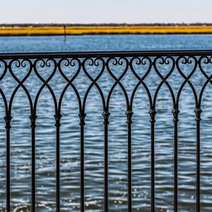 Prima Courtyard Modern <strong>Wrought</strong> <strong>Iron</strong> &amp; Steel Fence Outdoor Rust Resistant Water Resistant <strong>Used</strong> <strong>Sale</strong> Panels - Product Image 5