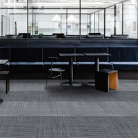 Tapis de sol pour bureau, moquette haute, carreaux 50x50, tapis central pour bureau et salon, facile à installer