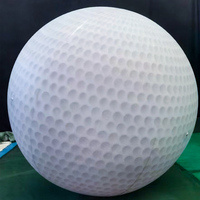 Ballon de football gonflable géant personnalisé avec éclairage LED pour la publicité en plein air et les événements