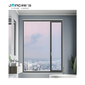 Jying tiên tiến ba lớp cửa sổ kính hiện đại cơ chế phẳng nhôm cửa trượt kèm theo màn chống muỗi cho căn hộ biệt thự - Product Image 3